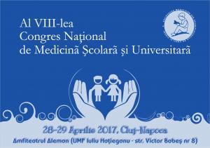 Invitaţie la Congresul Naţional de Medicinã Şcolarã din Cluj-Napoca