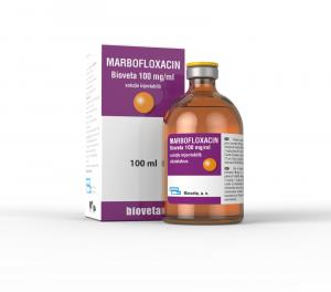 Marbofloxacin Bioveta 100 mg/ml soluție injectabilă