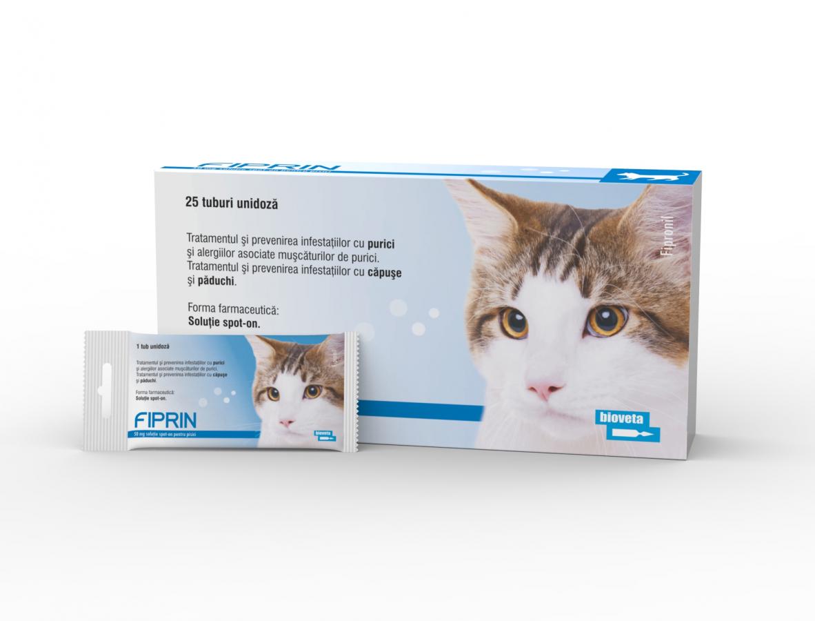 FIPRIN 50 mg spot‐on soluție pentru pisici