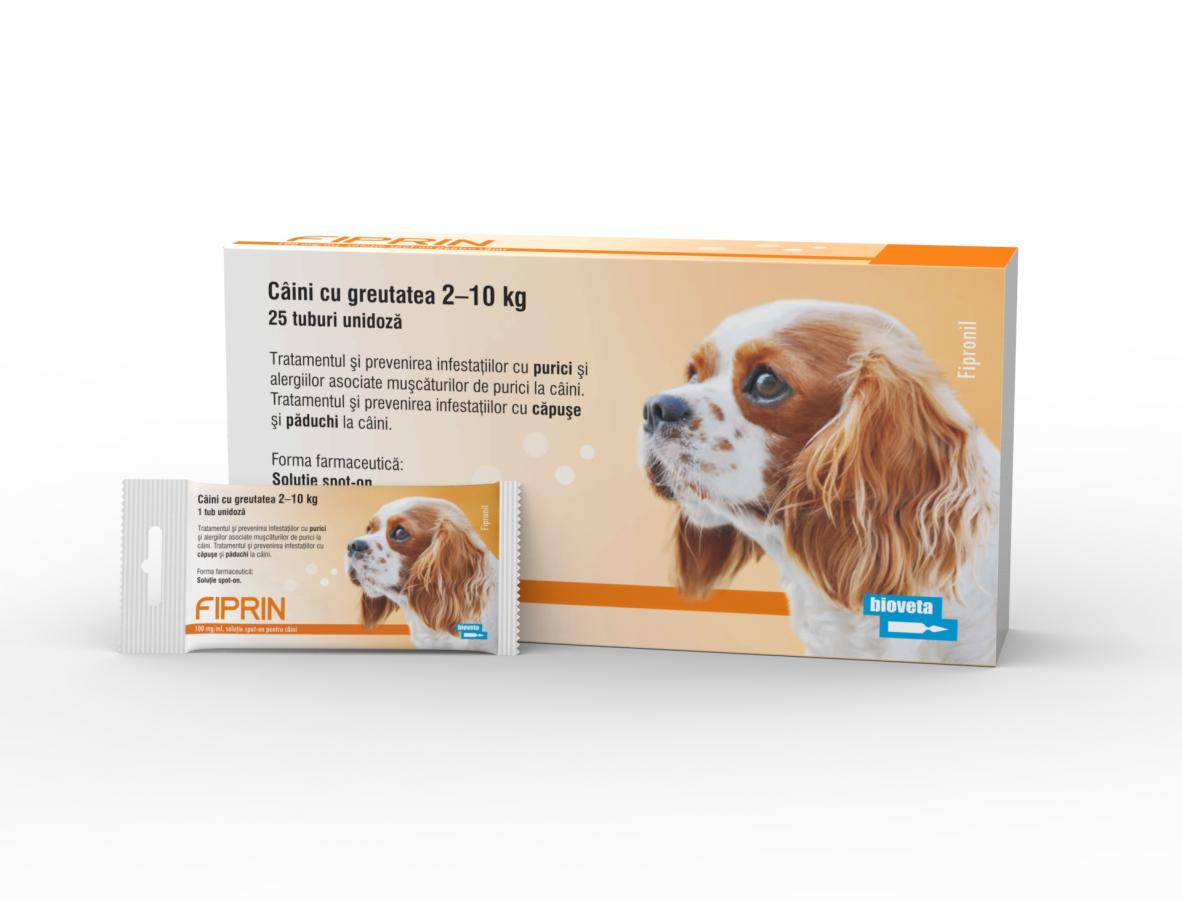 FIPRIN 67 mg spot‐on  soluție pentru câini S