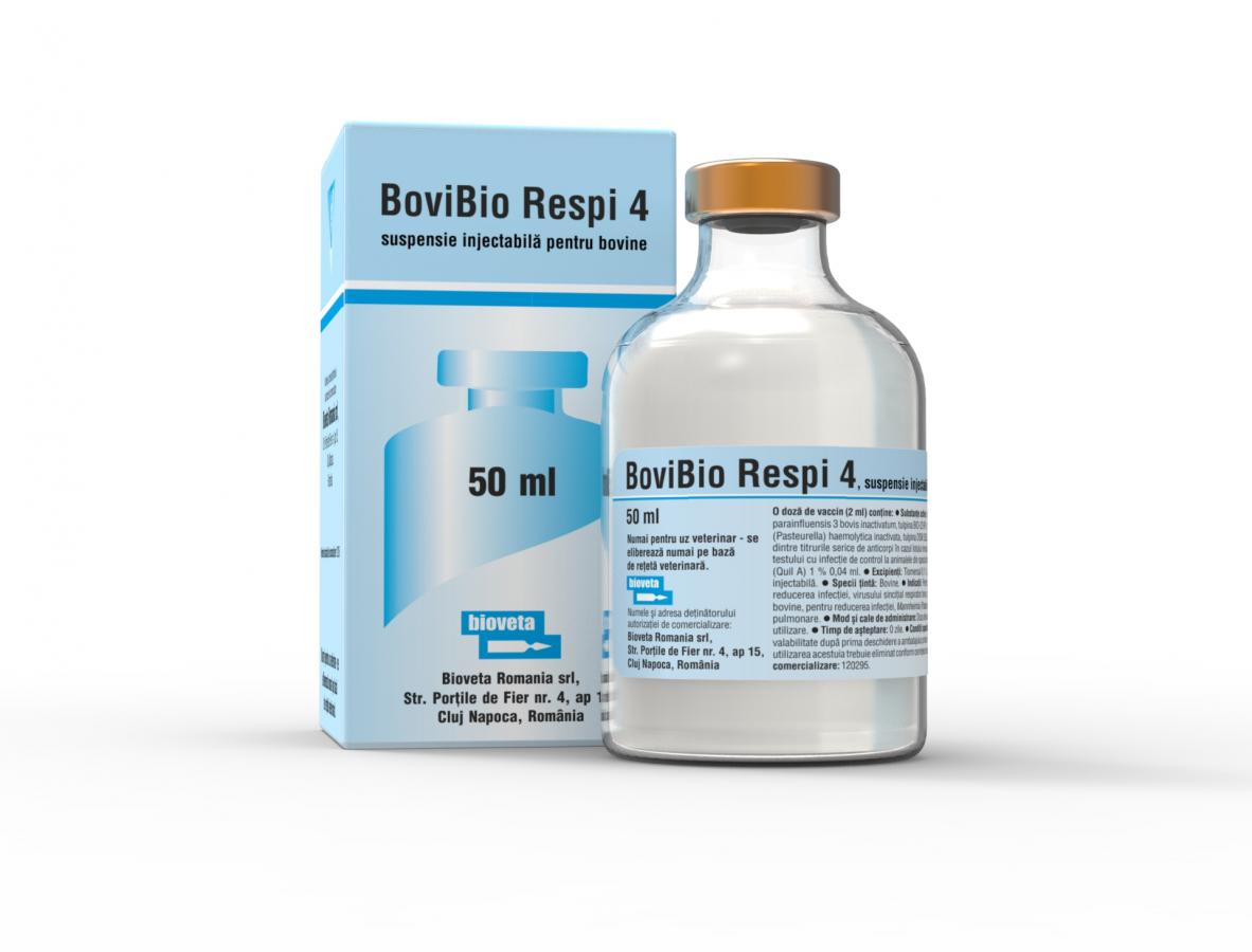 BoviBio Respi 4, suspensie injectabilă pentru bovine